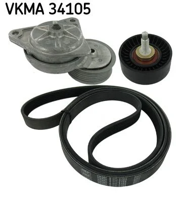 V-ribbed Belt Set SKF VKMA 34105