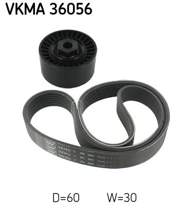 Polia tensionadora, correia em V SKF VKMA 36056