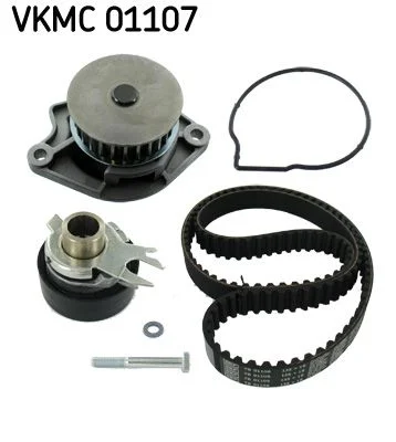 Bomba d'água e kit de correia dentada SKF VKMC 01107