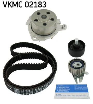 Bomba d'água e kit de correia dentada SKF VKMC 02183