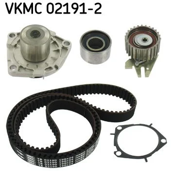Bomba d'água e kit de correia dentada SKF VKMC 02191-2