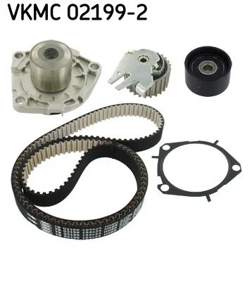 Bomba d'água e kit de correia dentada SKF VKMC 02199-2