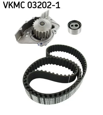 Bomba d'água e kit de correia dentada SKF VKMC 03202-1