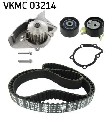 Bomba d'água e kit de correia dentada SKF VKMC 03214