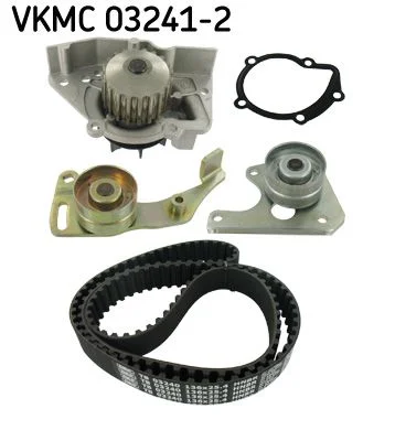 Bomba d'água e kit de correia dentada SKF VKMC 03241-2