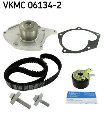 Bomba d'água e kit de correia dentada SKF VKMC 06134-2