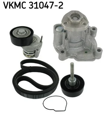 Bomba de Água + Kit de Correia em V SKF VKMC 31047-2