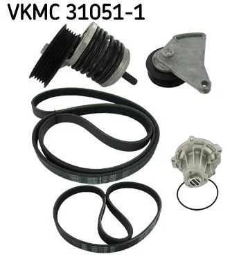 Bomba de Água + Kit de Correia em V SKF VKMC31051-1