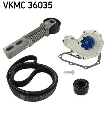 Bomba de Água + Kit de Correia em V SKF VKMC 36035