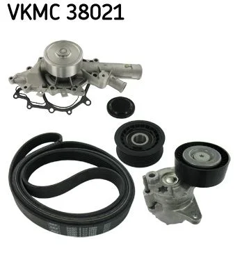 Bomba de Água + Kit de Correia em V SKF VKMC 38021