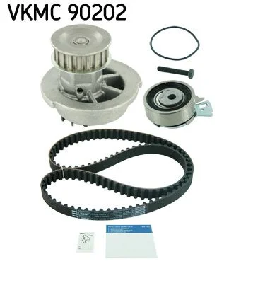 Bomba d'água e kit de correia dentada SKF VKMC 90202