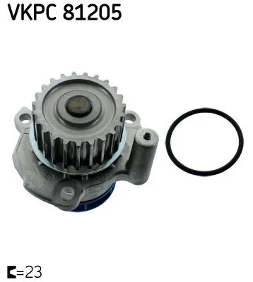 Bomba de água, arrefecimento do motor SKF VKPC 81205