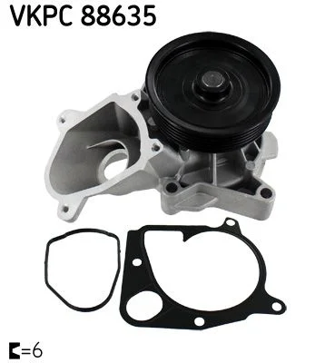 Water Pump, engine cooling SKF VKPC 88635