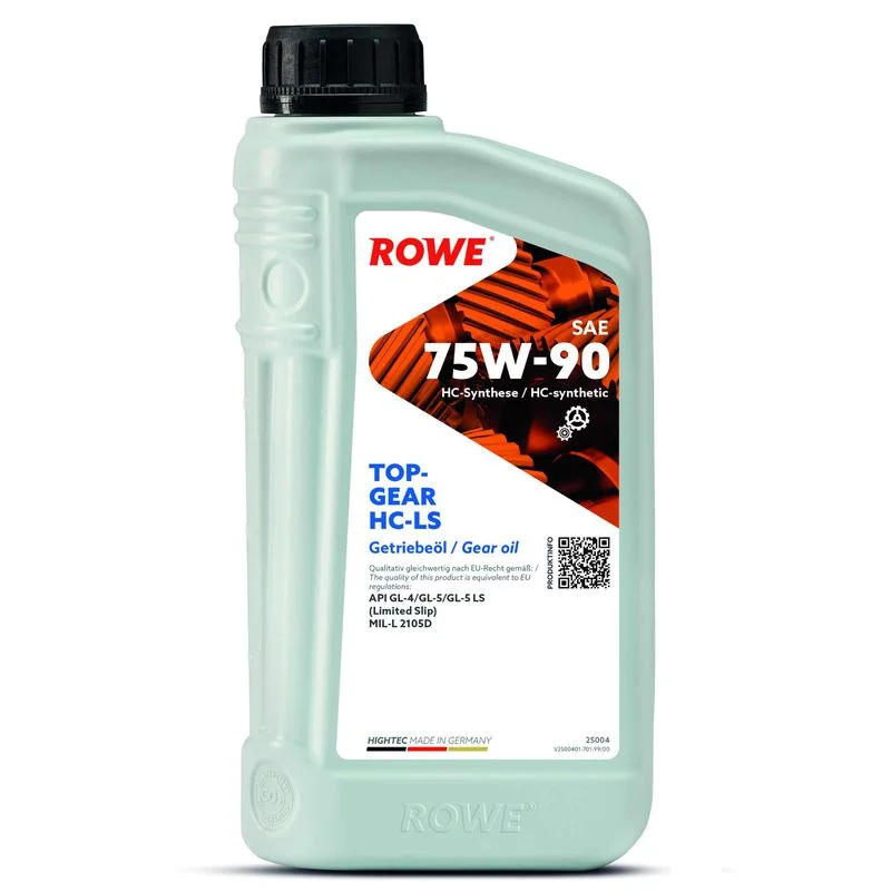 Transmission Oil HIGHTEC TOPGEAR SAE 75W-90 HC-LS ROWE 25004-0010-99