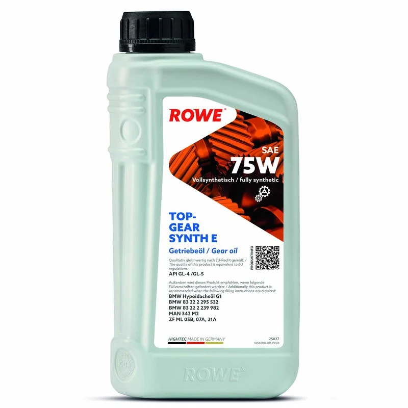 Oil, hybrid transmission (DHT) HIGHTEC TOPGEAR SYNTH E SAE 75W ROWE 25027-0010-99