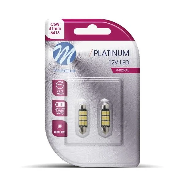 Lâmpada, luz da placa de matrícula m-tech LB816W