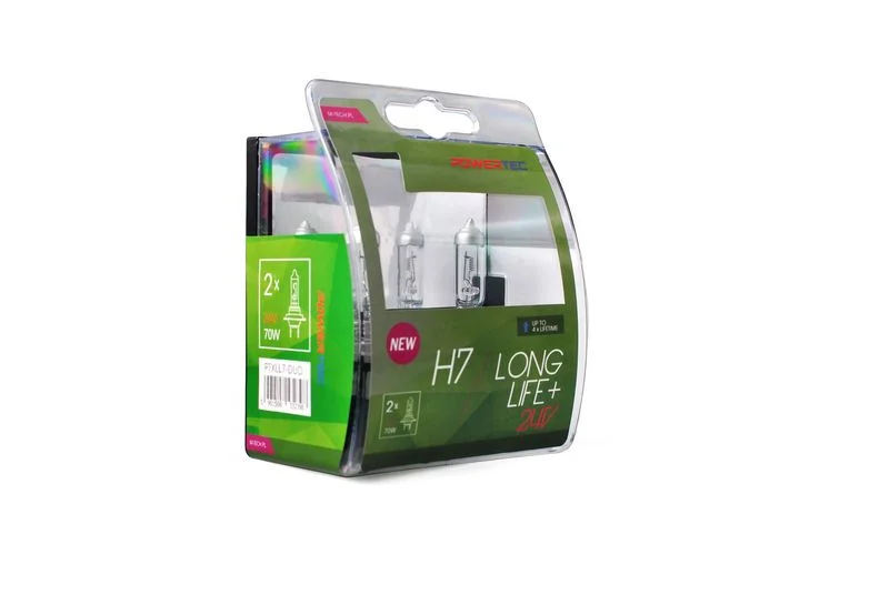 Lâmpada, farol de busca m-tech PTXLL7-DUO