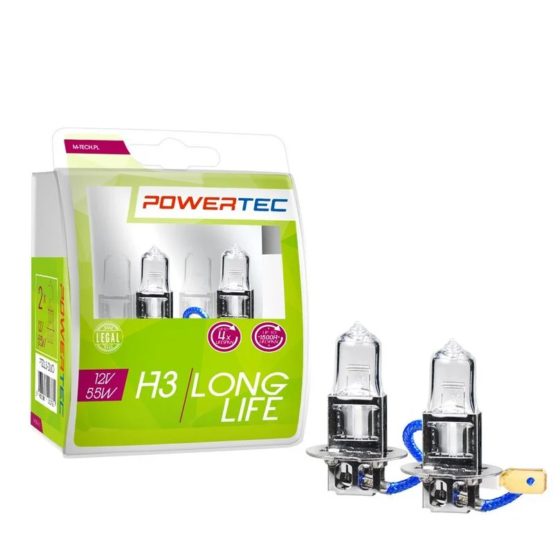 Lâmpada, farol de busca m-tech PTZLL3-DUO