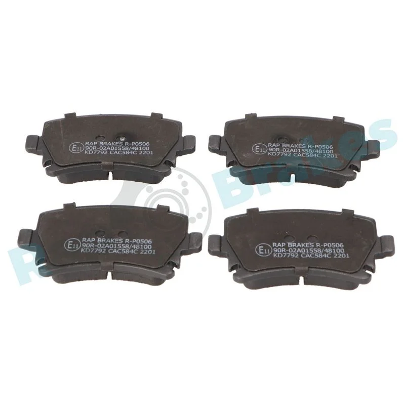 Brake Pad Set, disc brake RAP BRAKES R-P0506