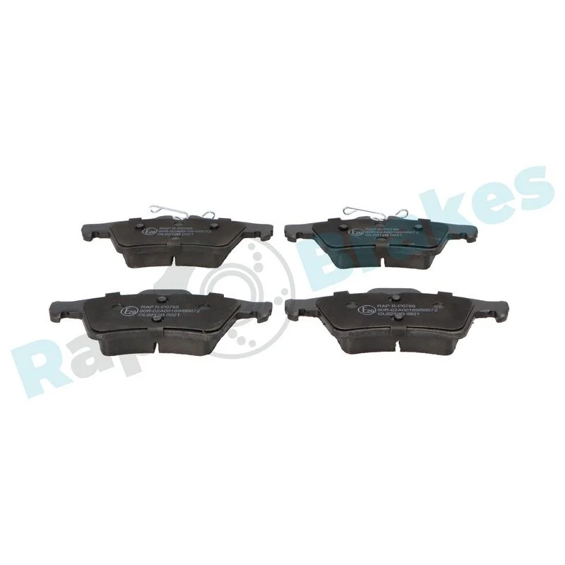 Brake Pad Set, disc brake RAP BRAKES R-P0788