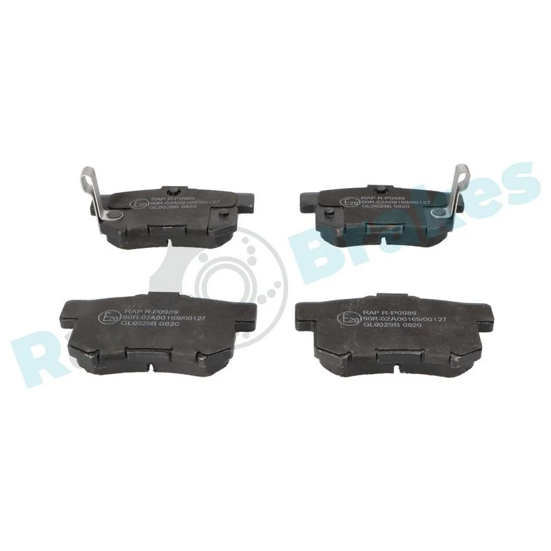 Brake Pad Set, disc brake RAP BRAKES R-P0989