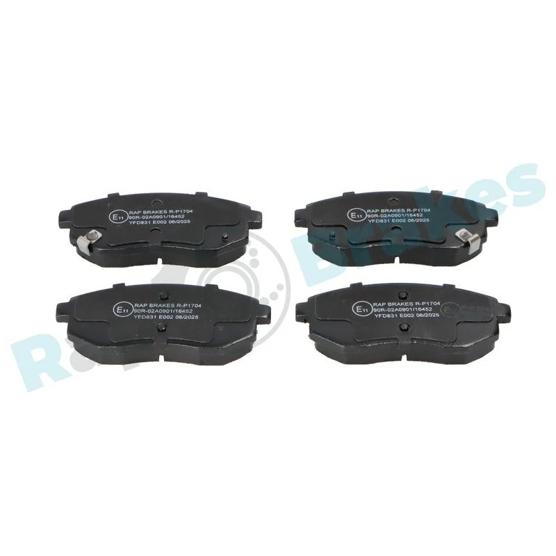 Brake Pad Set, disc brake RAP BRAKES R-P1704