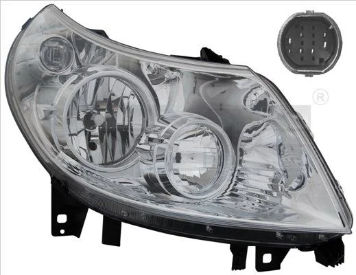 Headlight TYC 20-11333-05-2