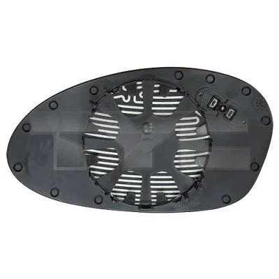 Mirror Glass, exterior mirror TYC 303-0095-1