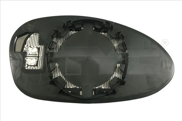 Mirror Glass, exterior mirror TYC 303-0098-1