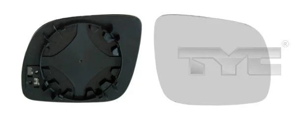 Mirror Glass, exterior mirror TYC 337-0037-1