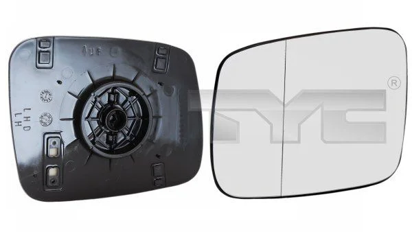 Mirror Glass, exterior mirror TYC 337-0162-1