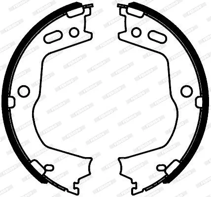 Conjunto de sapatas de travão, travão de estacionamento FERODO FSB4088