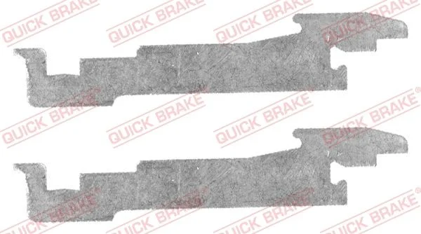 Conjunto de Ajustadores, travão de tambor QUICK BRAKE 104 53 001