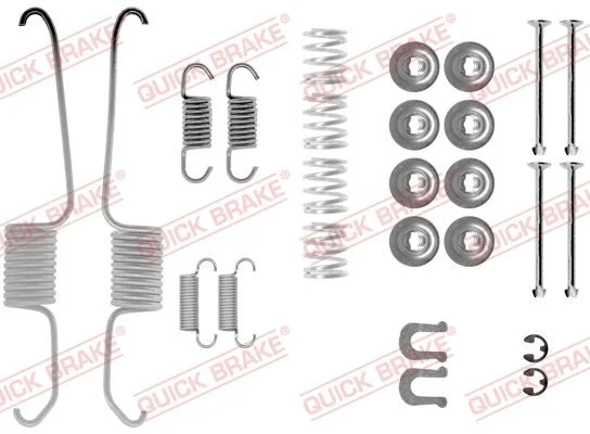 Kit de acessórios, sapatas de travão QUICK BRAKE 105-0003