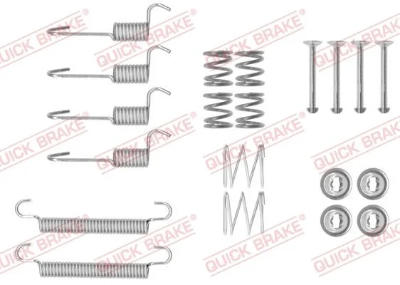 Kit de acessórios, sapatas do travão de estacionamento QUICK BRAKE 105-0008