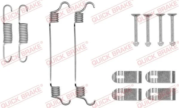 Accessory Kit, parking brake shoes QUICK BRAKE 105-0019