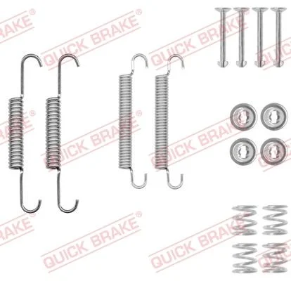 Kit de acessórios, sapatas do travão de estacionamento QUICK BRAKE 105-0020