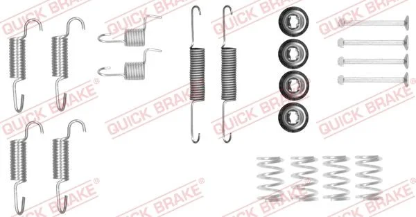 Accessory Kit, parking brake shoes QUICK BRAKE 105-0025