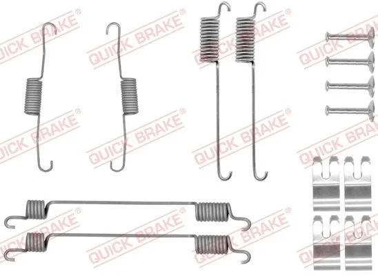 Kit de acessórios, sapatas de travão QUICK BRAKE 105-0030