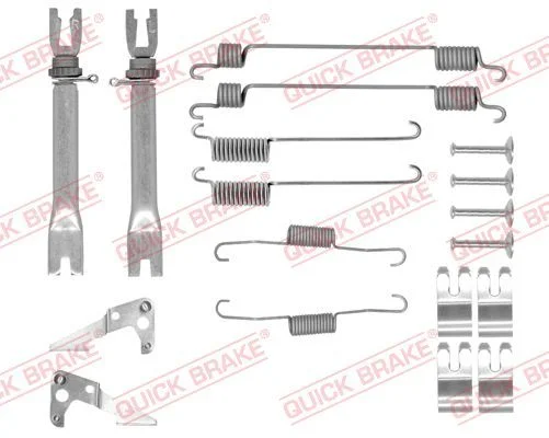 Kit de acessórios, sapatas de travão QUICK BRAKE 105-0030S