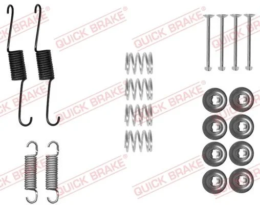 Kit de acessórios, sapatas de travão QUICK BRAKE 105-0031