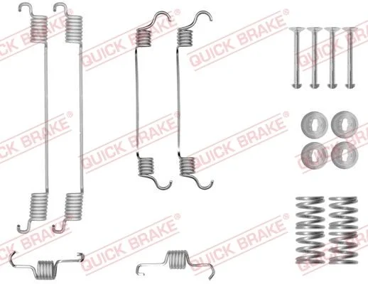 Kit de acessórios, sapatas de travão QUICK BRAKE 105-0034