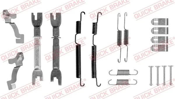 Kit de acessórios, sapatas de travão QUICK BRAKE 105-0045S