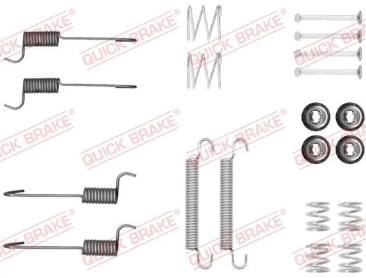 Kit de acessórios, sapatas do travão de estacionamento QUICK BRAKE 105-0046