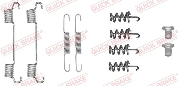 Kit de acessórios, sapatas do travão de estacionamento QUICK BRAKE 105-0051