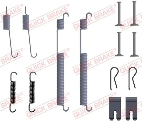 Kit de acessórios, sapatas de travão QUICK BRAKE 105-0053