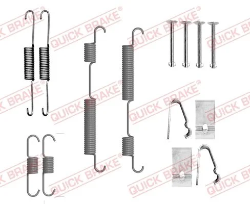 Accessory Kit, brake shoes QUICK BRAKE 105-0054