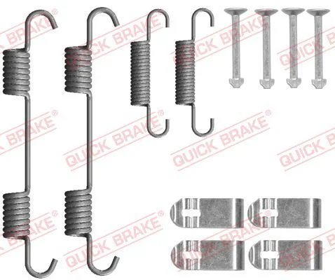 Kit de acessórios, sapatas do travão de estacionamento QUICK BRAKE 105-0078