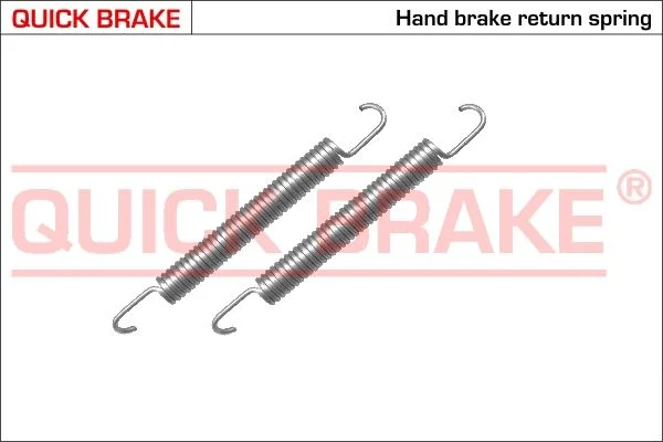 Kit de acessórios, sapatas do travão de estacionamento QUICK BRAKE 105-0480