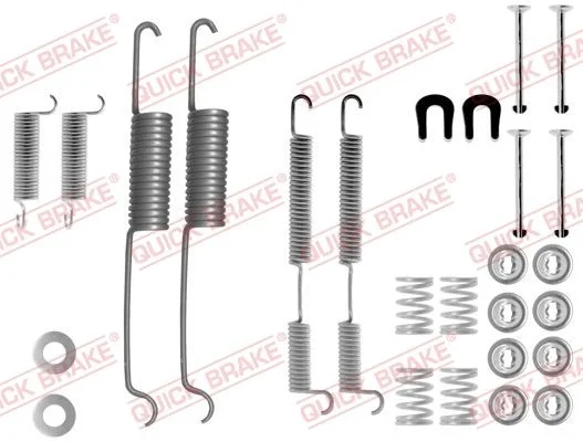 Kit de acessórios, sapatas de travão QUICK BRAKE 105-0518
